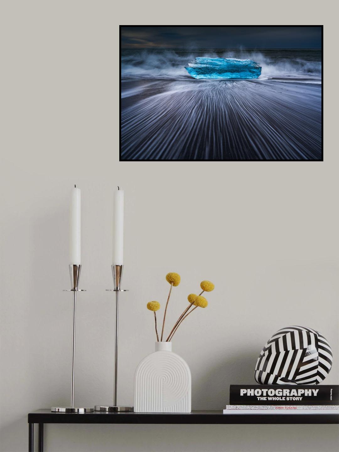 Blue Diamond Poster och Canvastavla