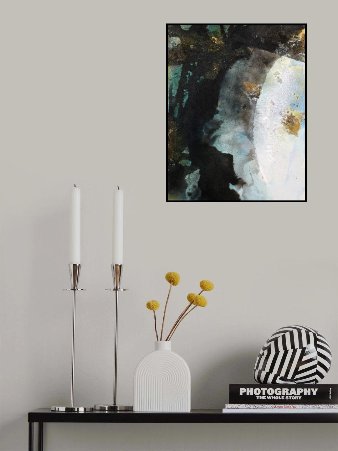 The Darkness Makes The Light Even More Beautiful Poster och Canvastavla