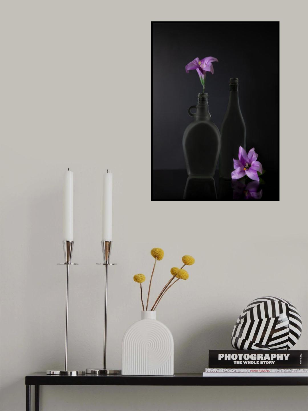 Purple flower Poster och Canvastavla