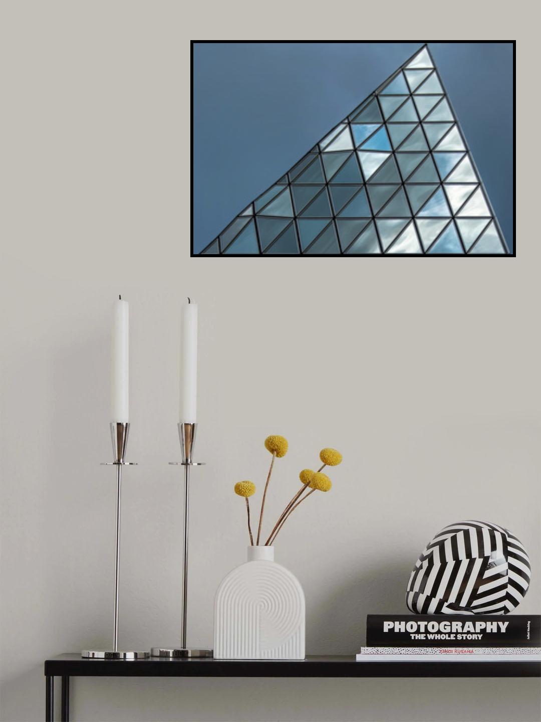 Modern Pyramid Poster och Canvastavla