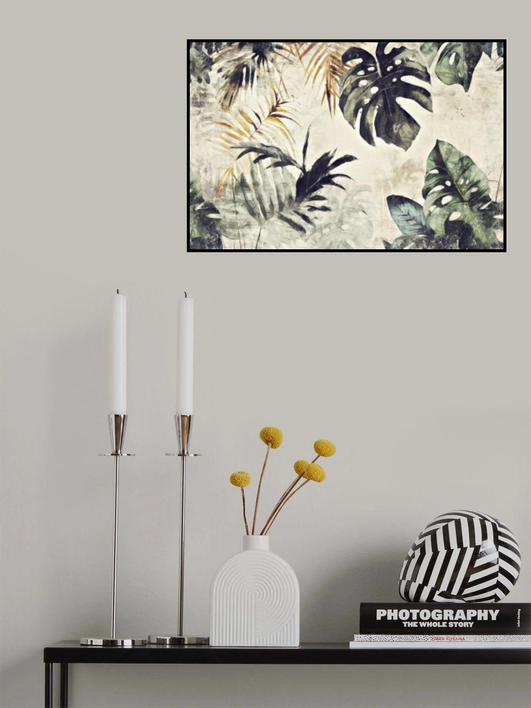Jungle01x a 3 2impasto Poster och Canvastavla
