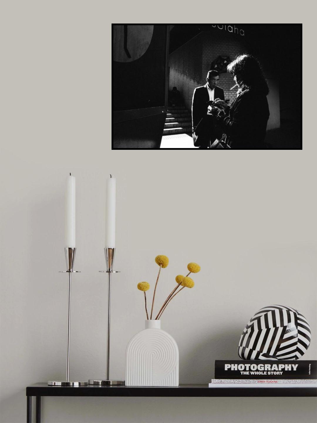 osaka monochrome Poster och Canvastavla