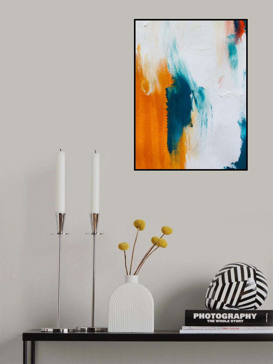 Abstract 13 Poster och Canvastavla