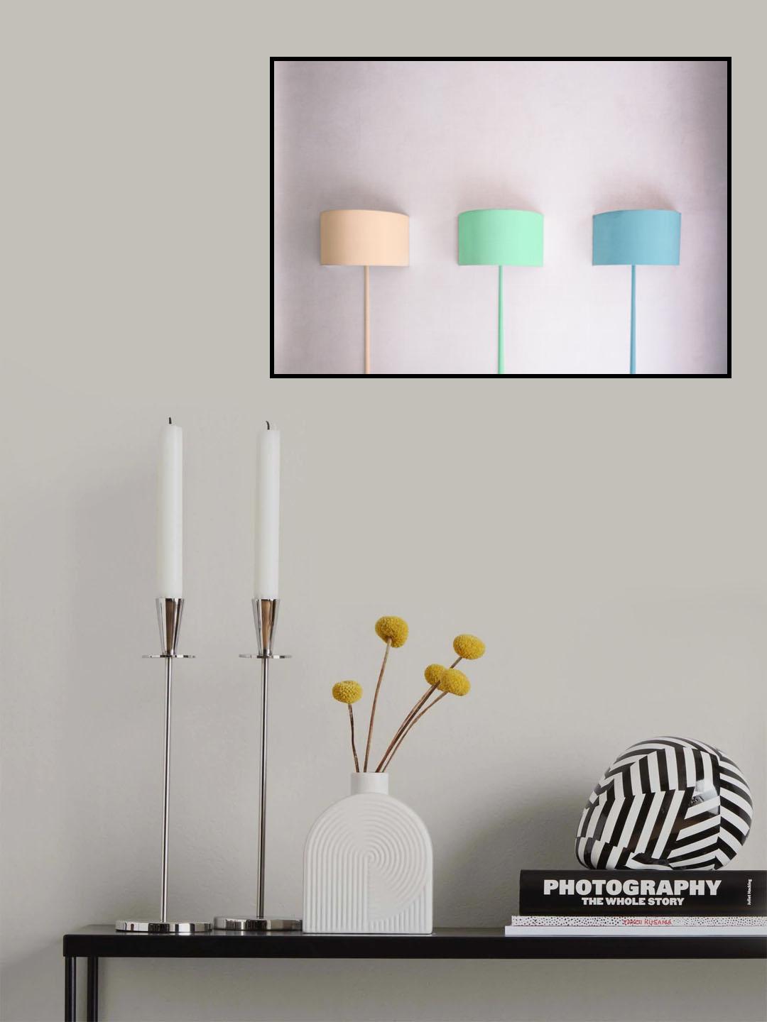 Pastels. Poster och Canvastavla