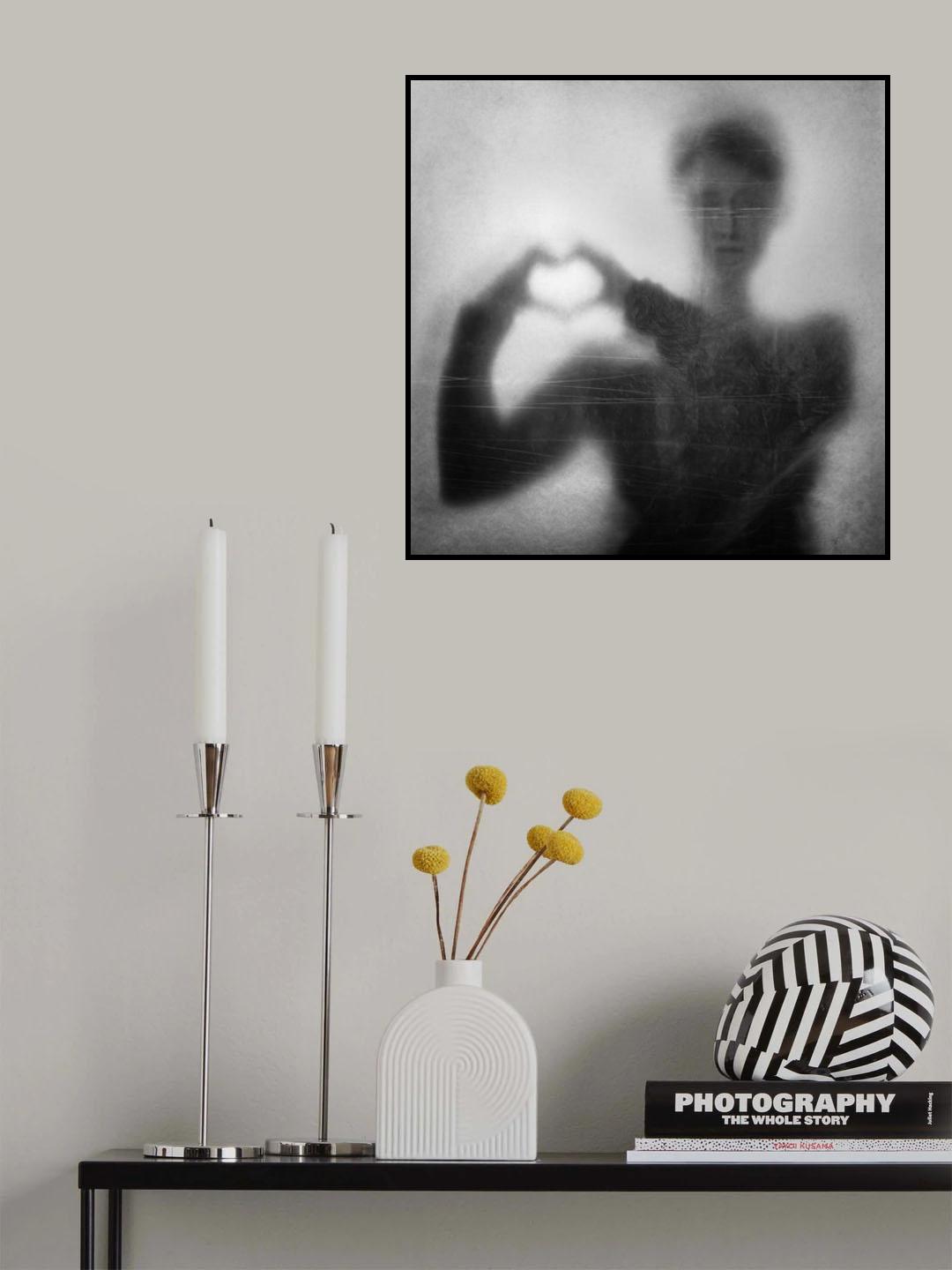 heart over head Poster och Canvastavla