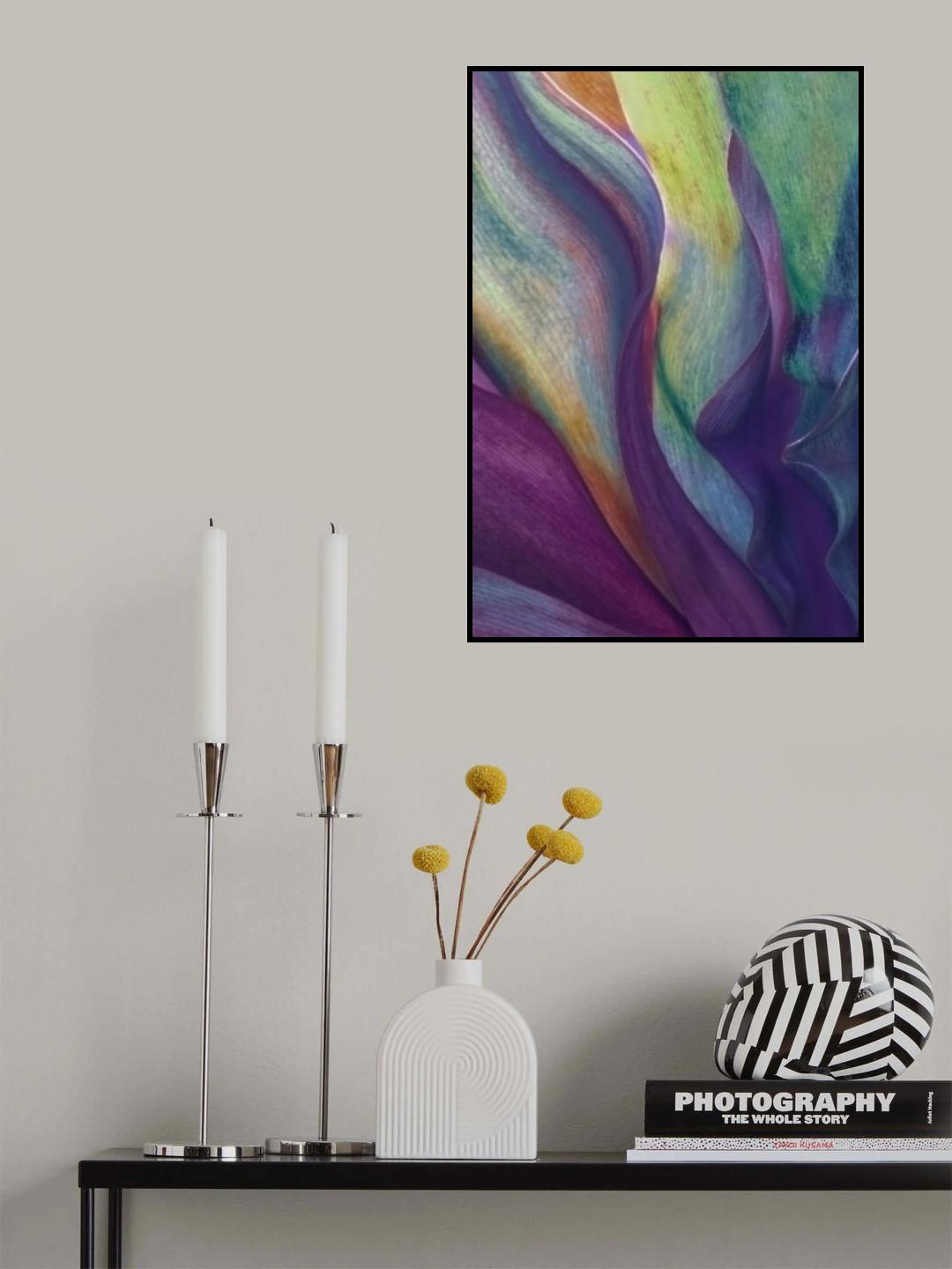 Maui leaf abstract Summer 2023 Poster och Canvastavla