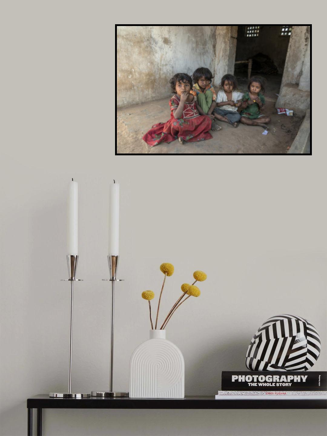 In the small courtyard Poster och Canvastavla