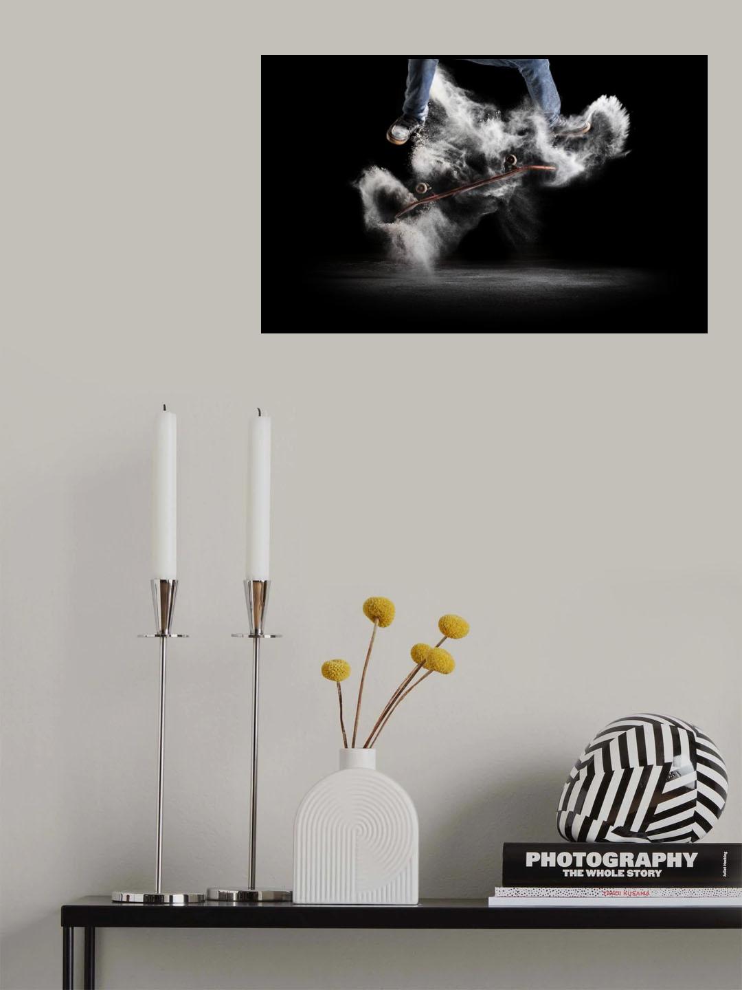 K i c k F l i p D u s t Poster och Canvastavla