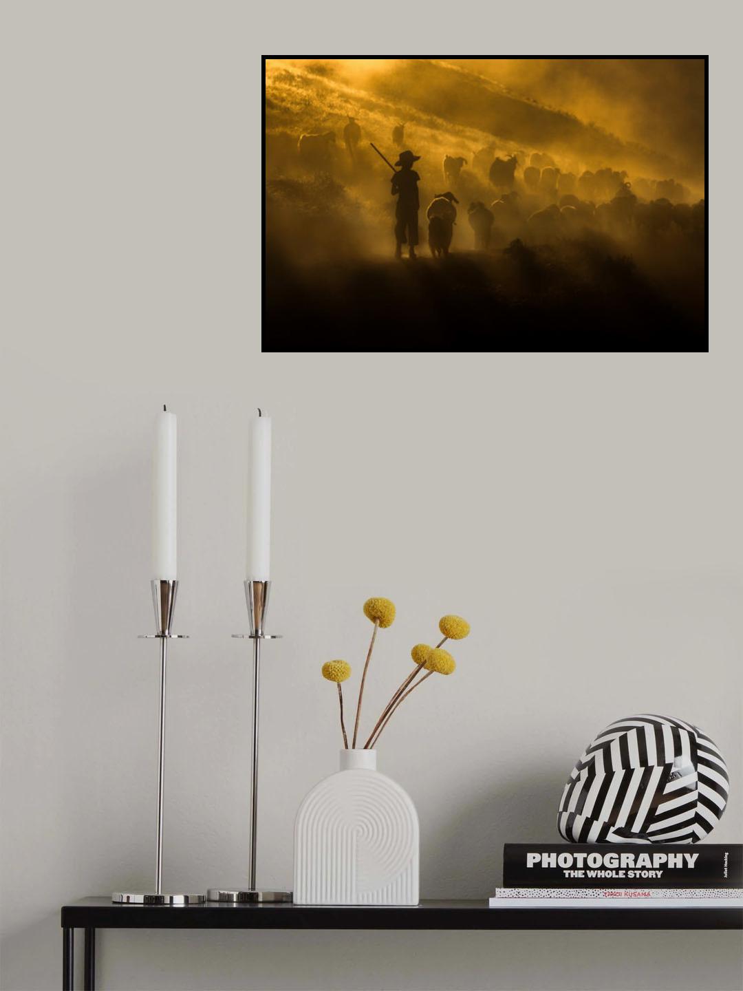 yellow hot ride Poster och Canvastavla