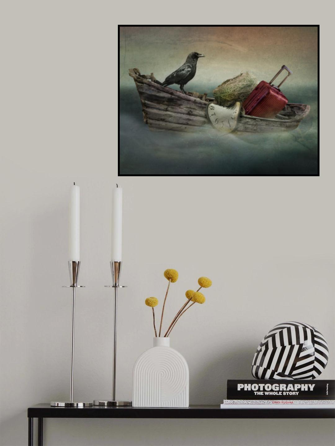 Migration time of bird Poster och Canvastavla