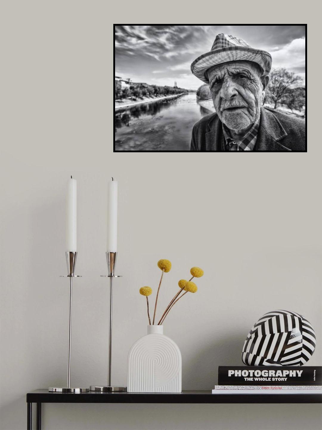 Old man Poster och Canvastavla
