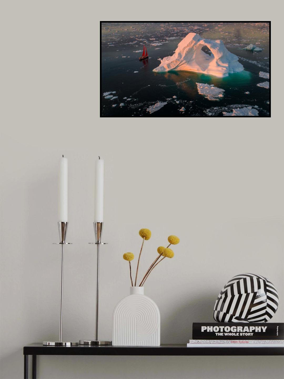 The small red boat Poster och Canvastavla