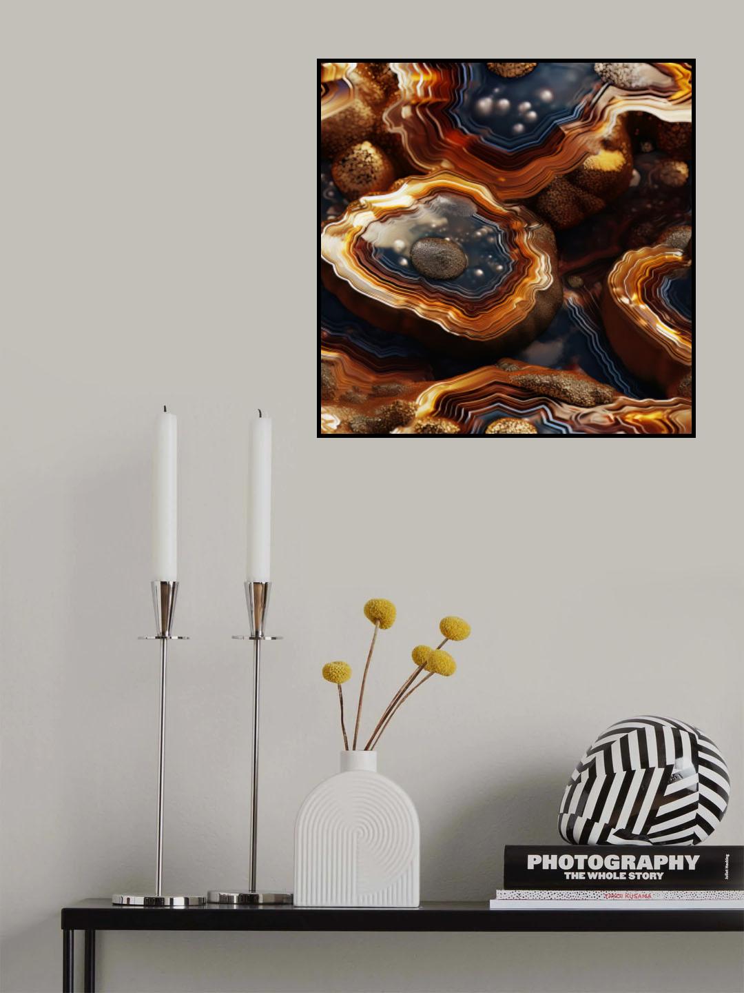 Agate 10 Poster och Canvastavla