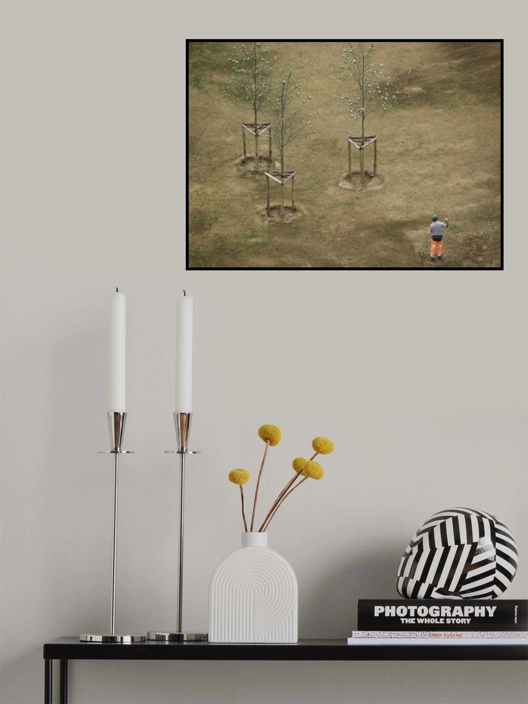 Near my trees, I was living happy... Poster och Canvastavla
