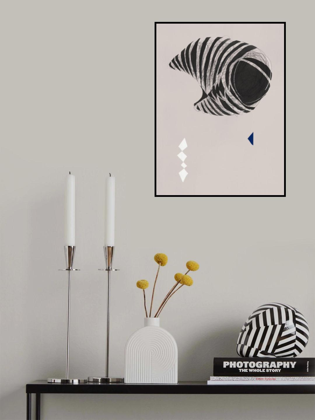 Abstract Hangings Poster och Canvastavla