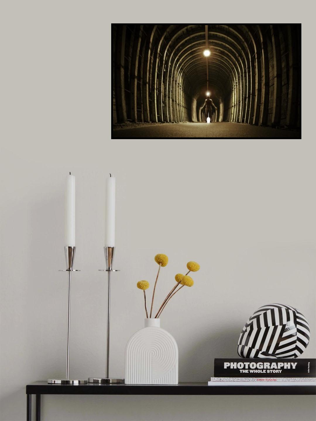 Endless tunnel Poster och Canvastavla