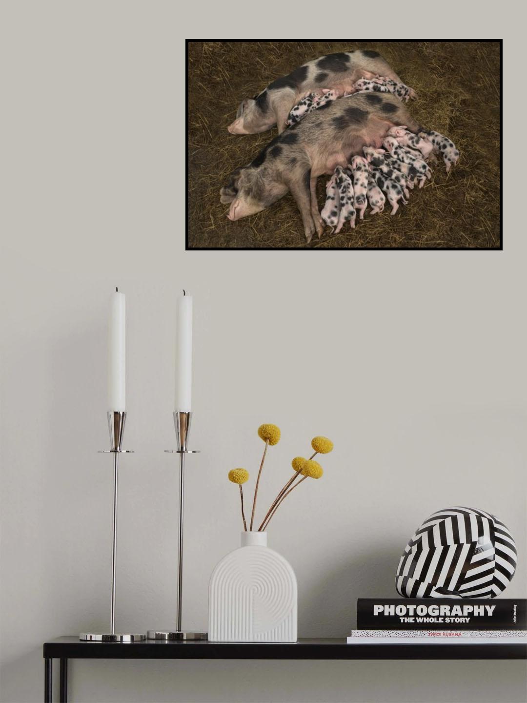 Sisters, BFF's and both mum at the same time. 2 Poster och Canvastavla