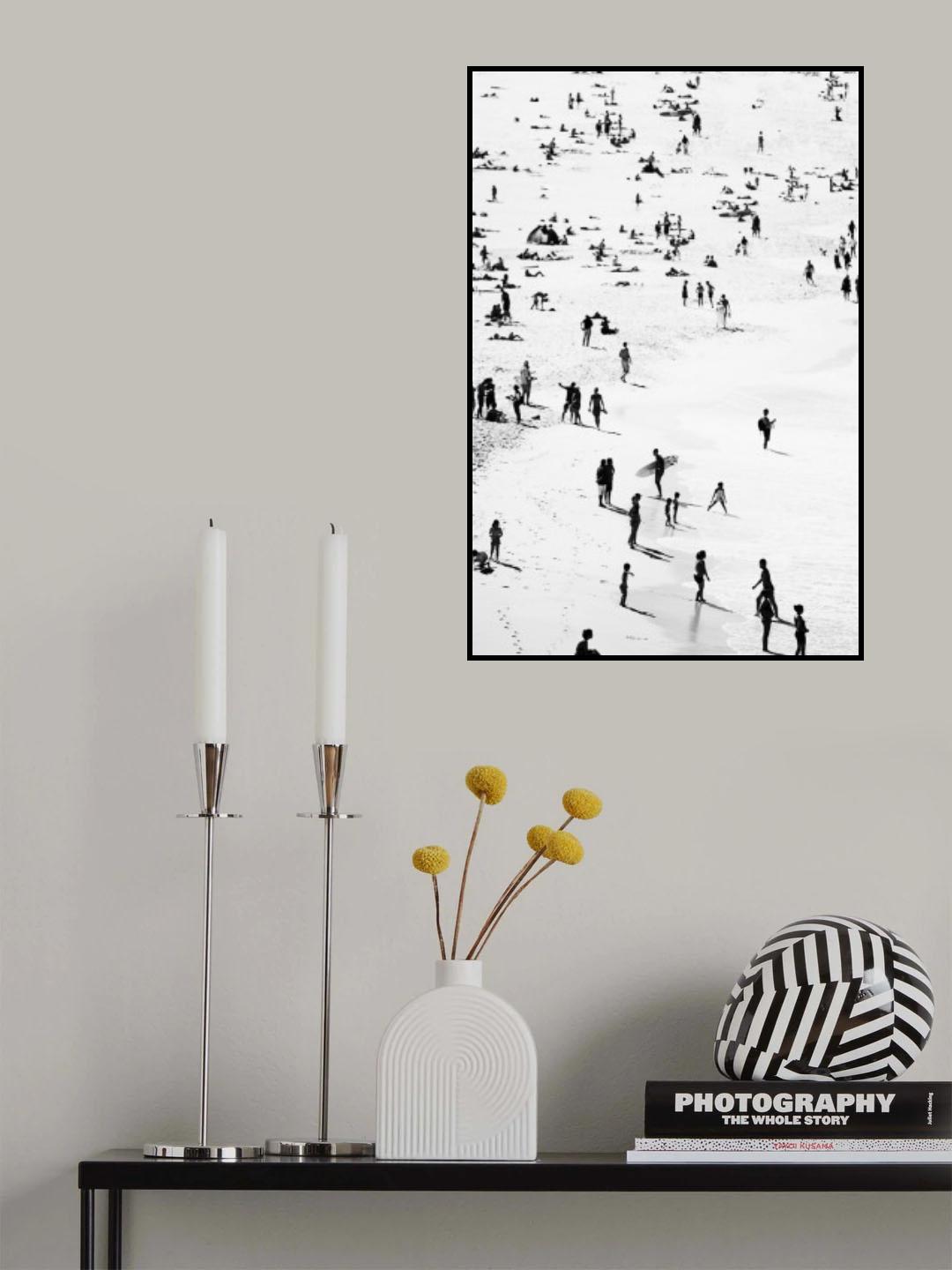 Beach Silhouettes Poster och Canvastavla