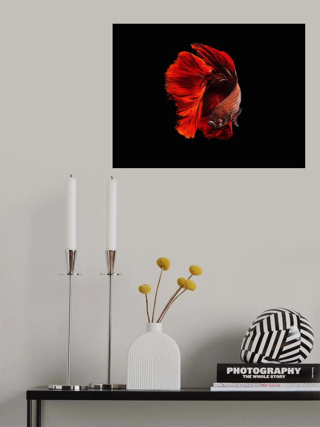 The Red Poster och Canvastavla