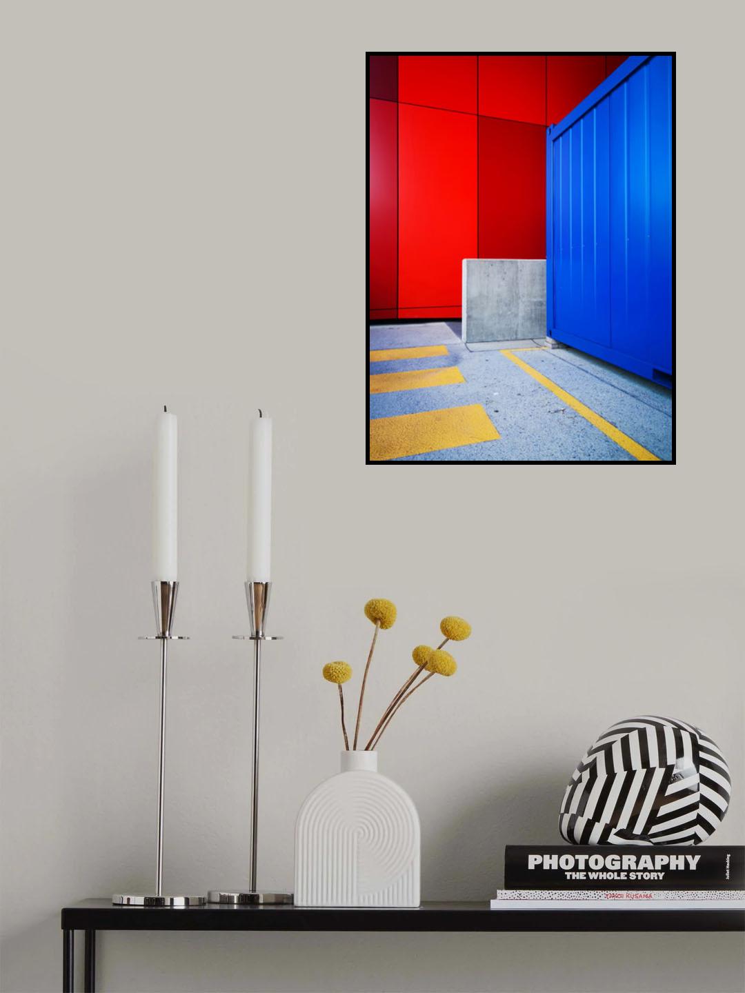 A grey square Poster och Canvastavla