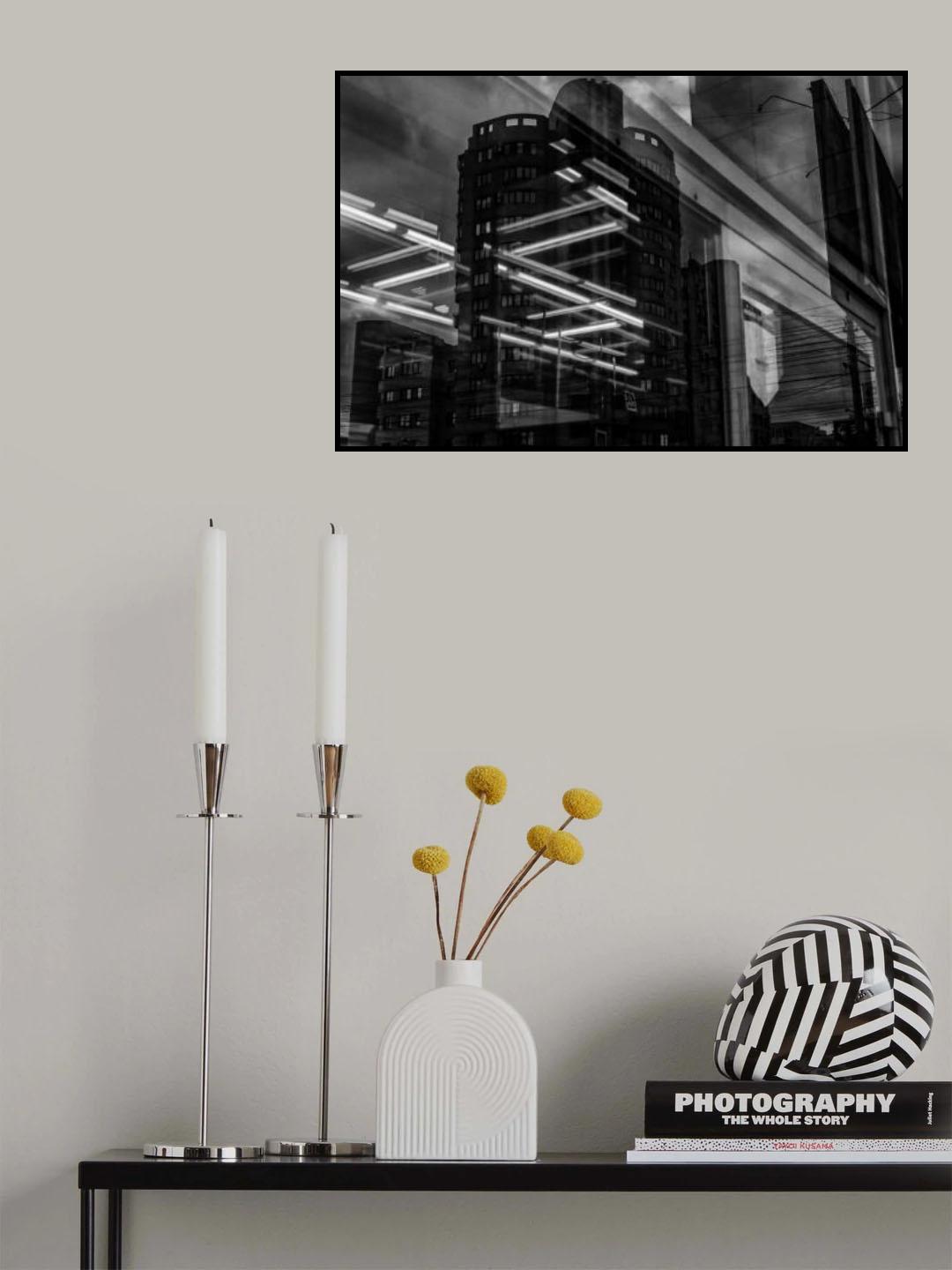 Evening in the City Poster och Canvastavla