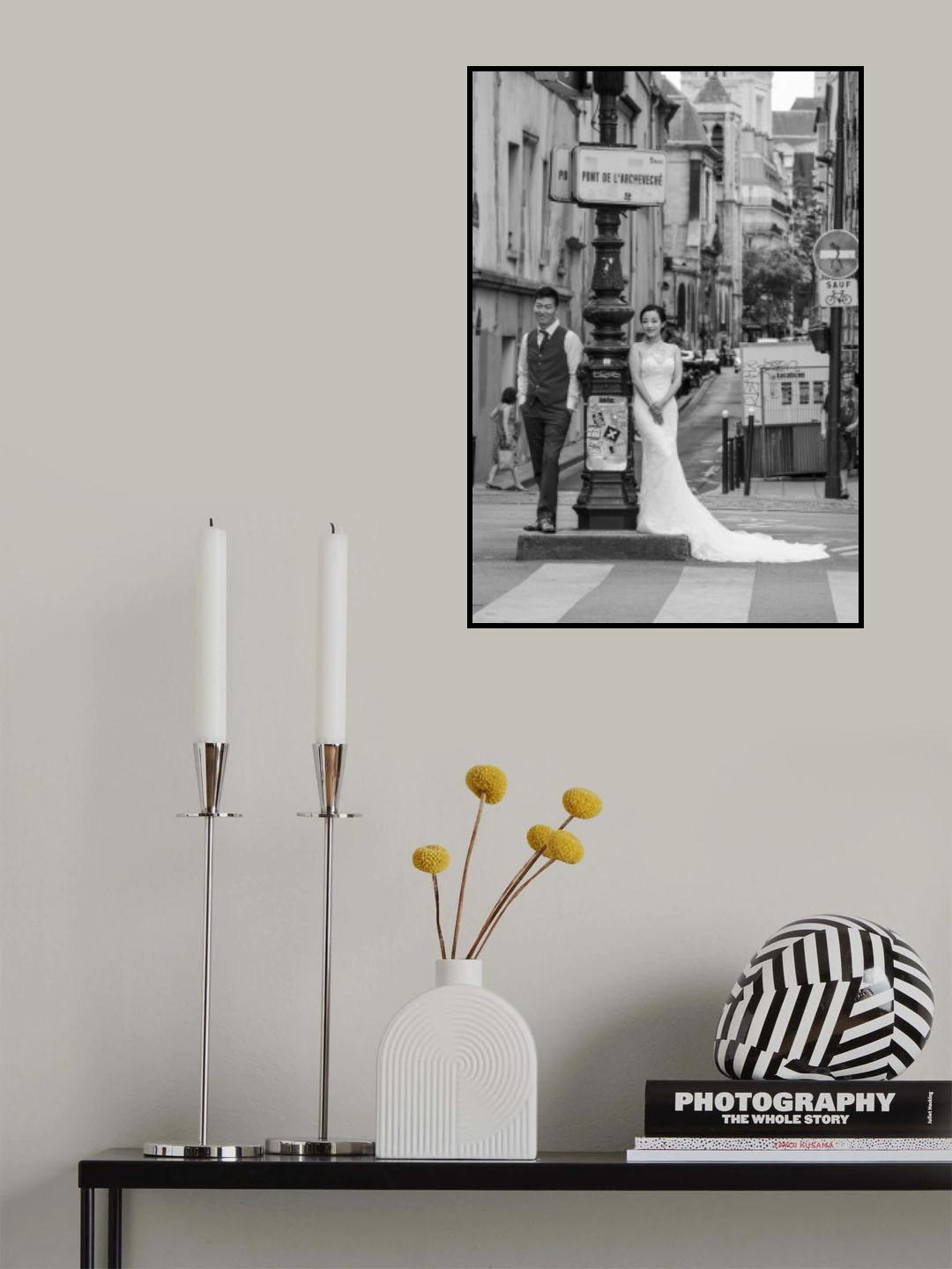 Paris Poster och Canvastavla