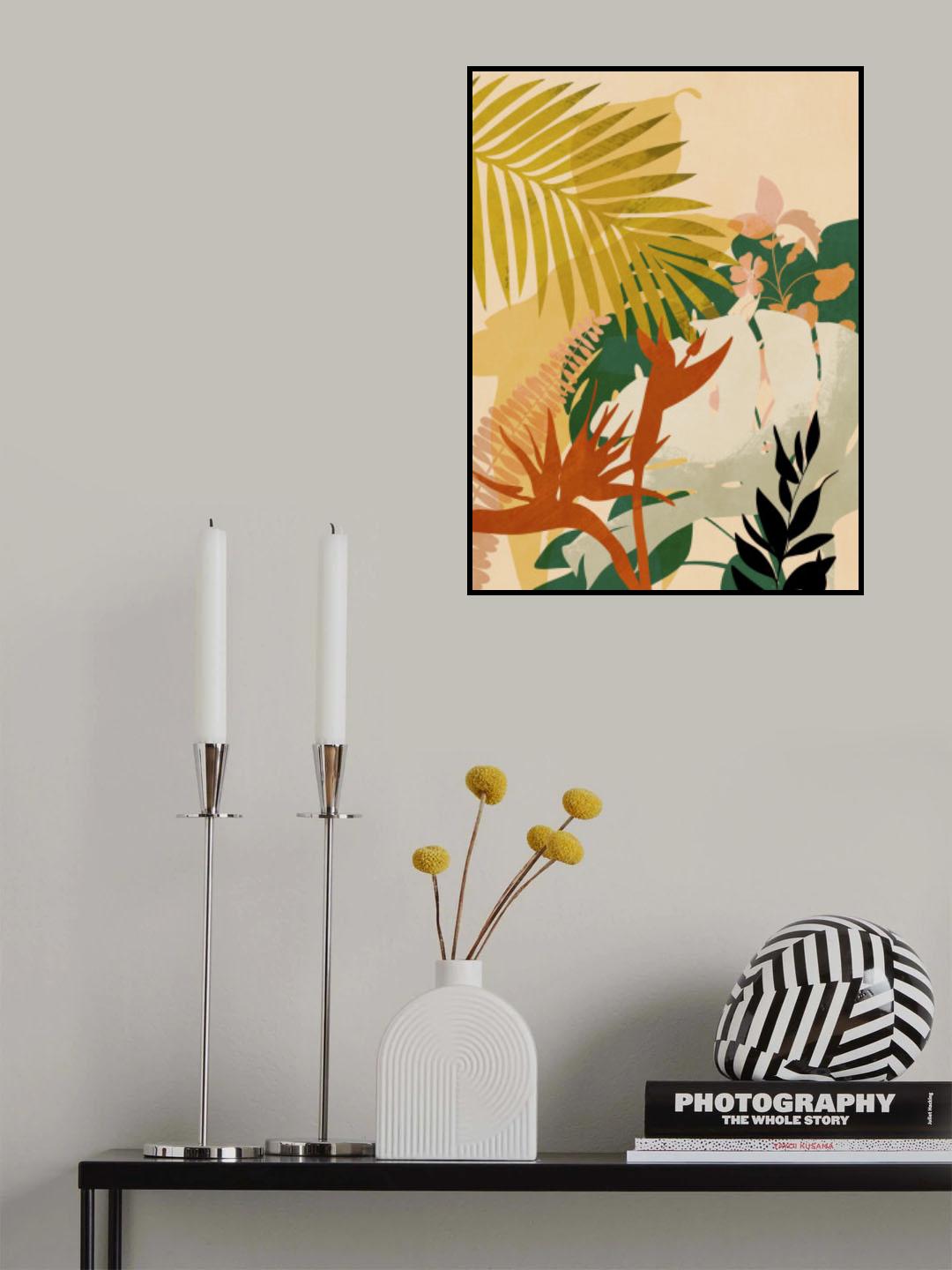 Leaves 24. Januar 2021 20 Hell Poster och Canvastavla