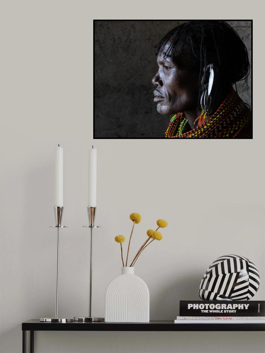 Turkana woman Poster och Canvastavla