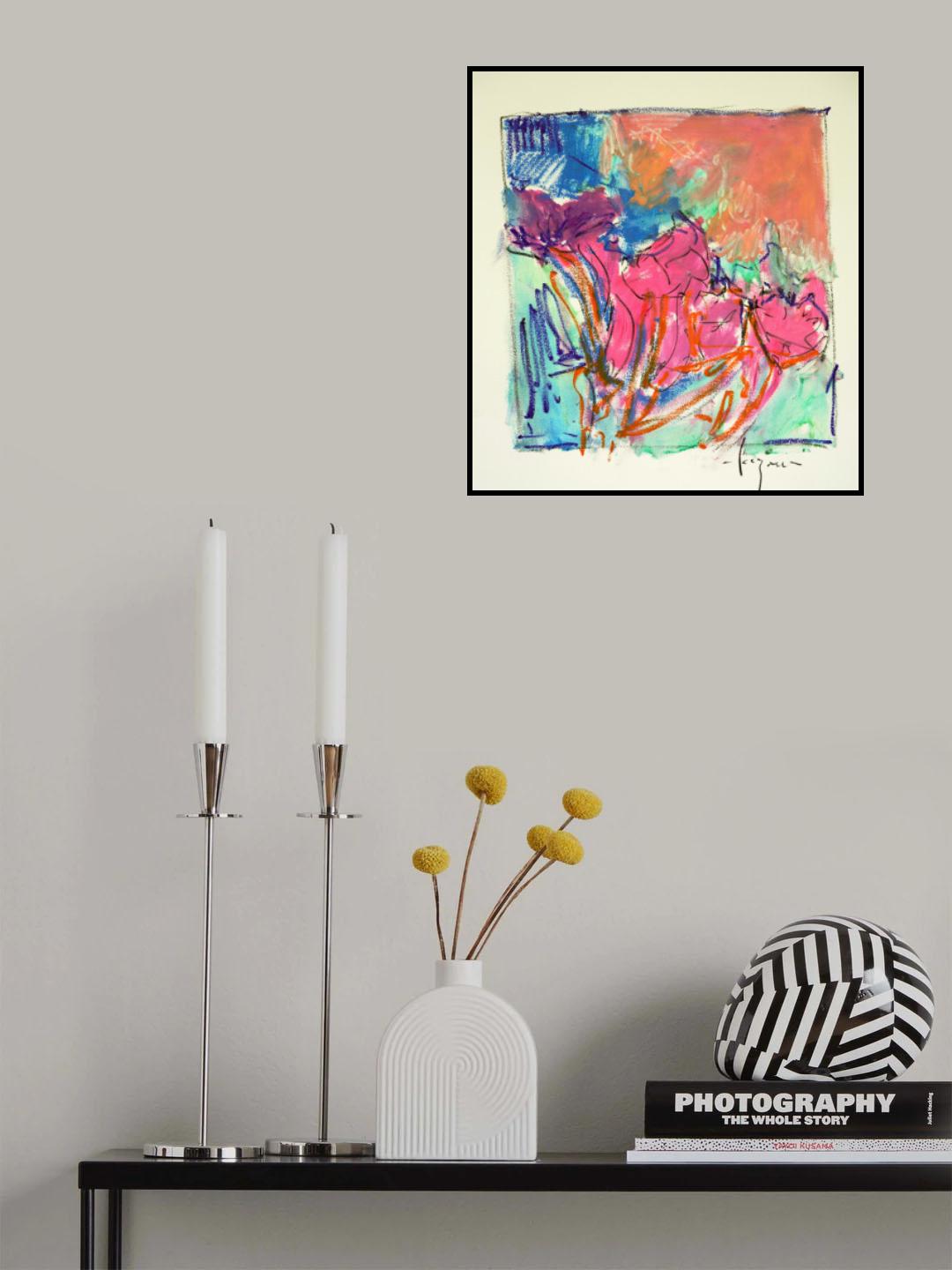 Df1037 Blossomivsq Poster och Canvastavla