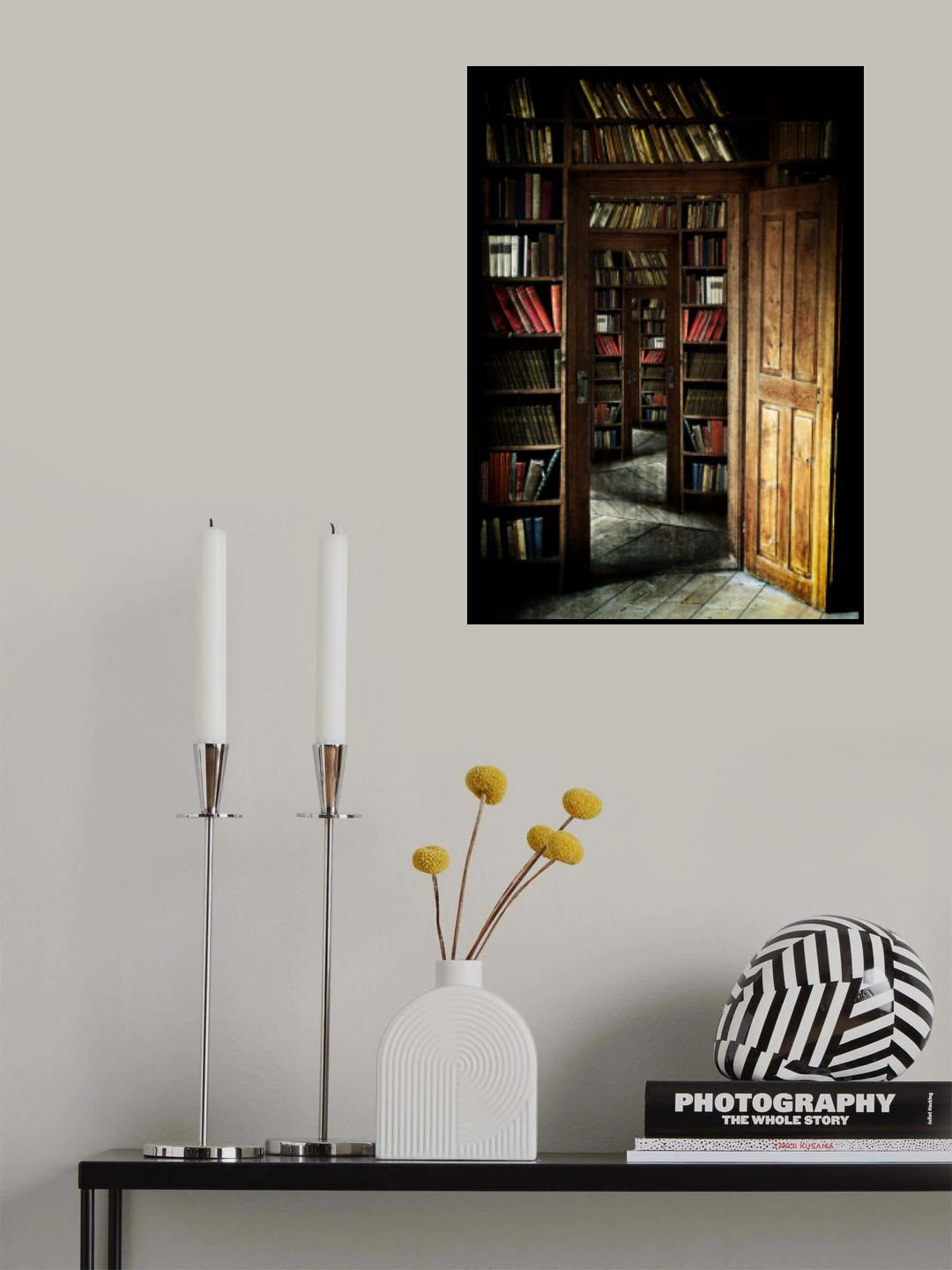 Path of books Poster och Canvastavla