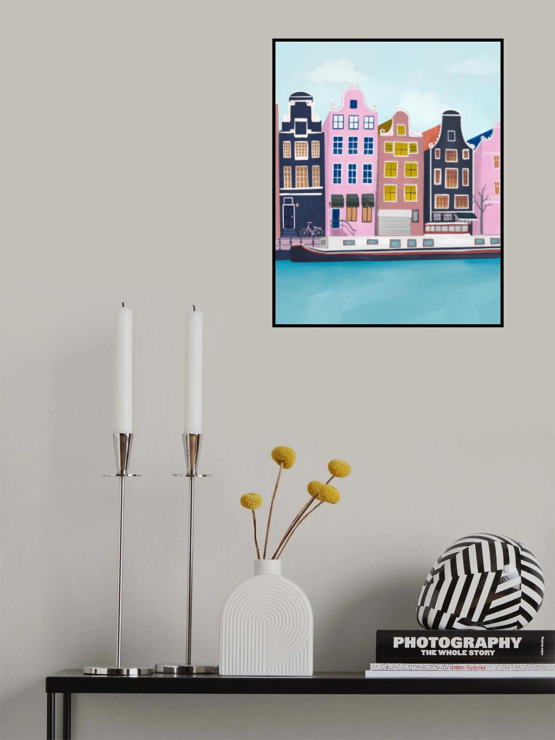 Amsterdam Poster och Canvastavla