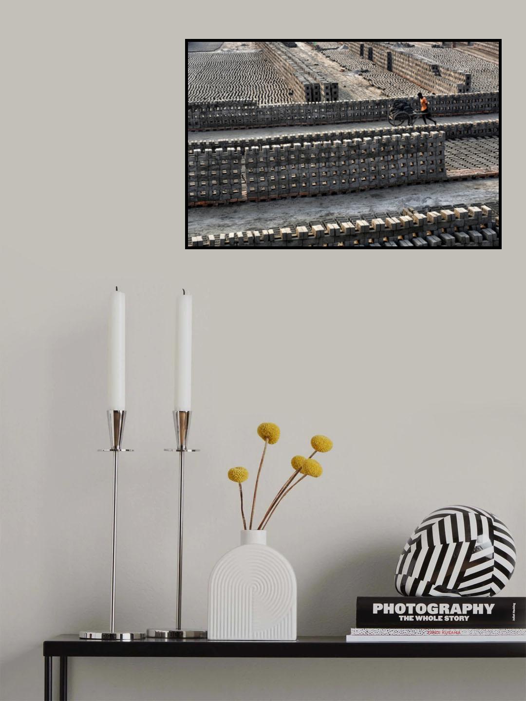 Daily life worker Poster och Canvastavla