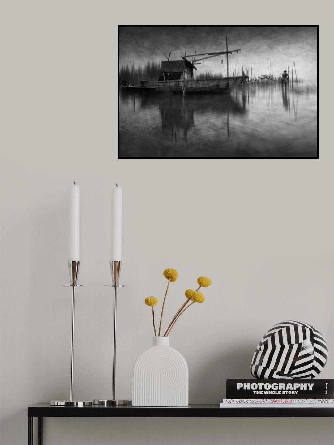 The old way and the sea Poster och Canvastavla