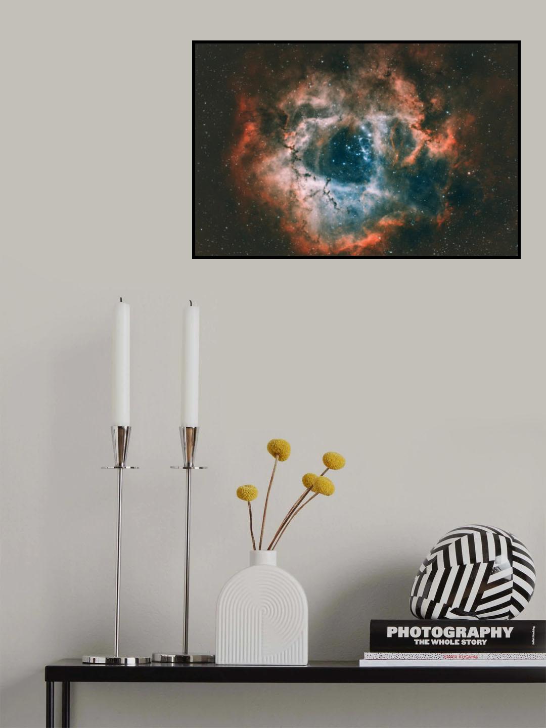 Rosette Nebula Poster och Canvastavla