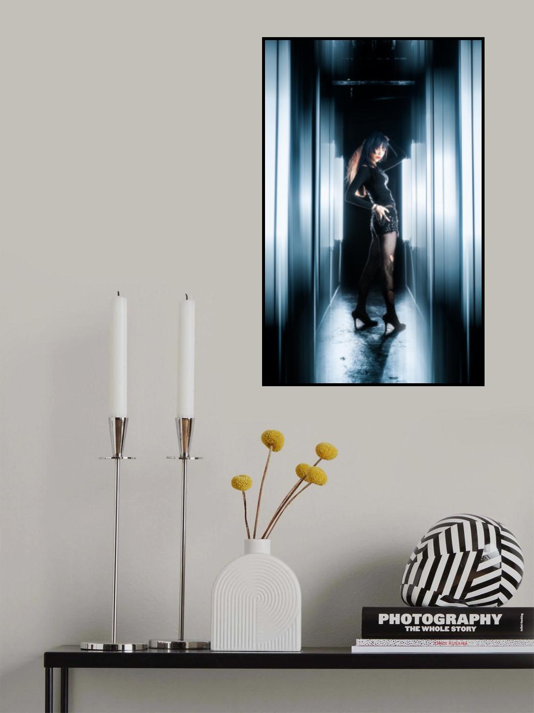 Linear Neon. Poster och Canvastavla