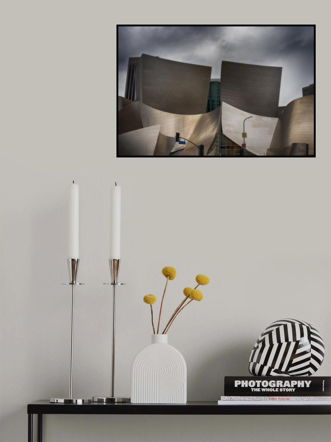 Disney Concert Hall Poster och Canvastavla