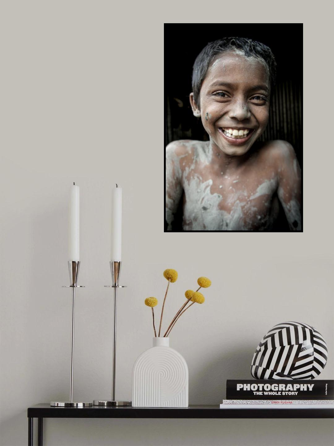 after fishing at rice fields Poster och Canvastavla