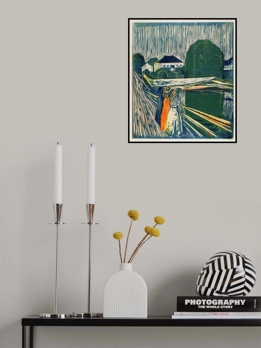 The Girls On The Bridge Poster och Canvastavla