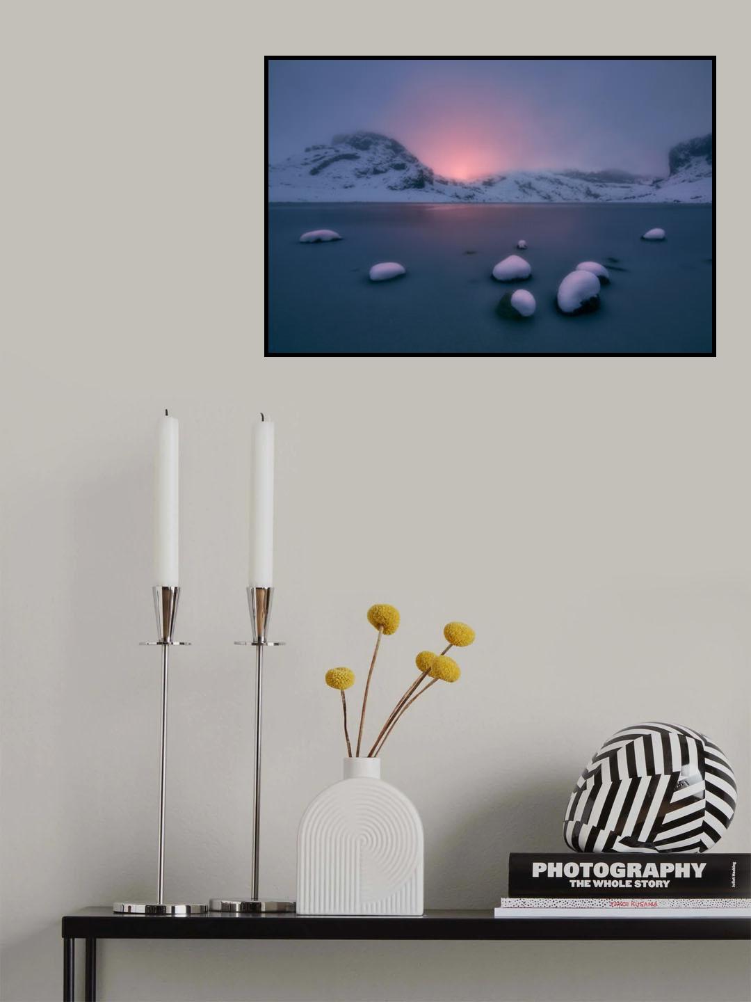 Dawn in the mist Poster och Canvastavla