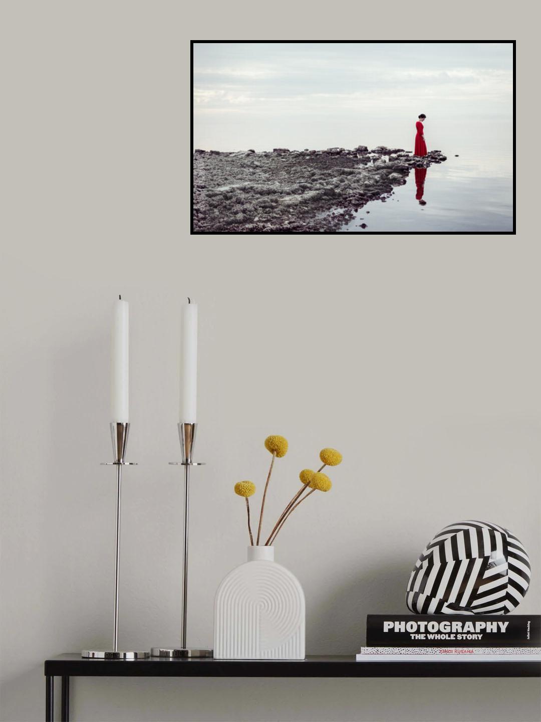 Red dress Poster och Canvastavla