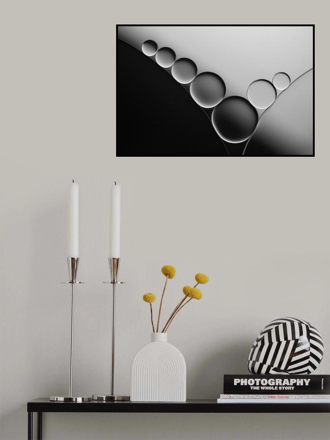 Black to White Poster och Canvastavla