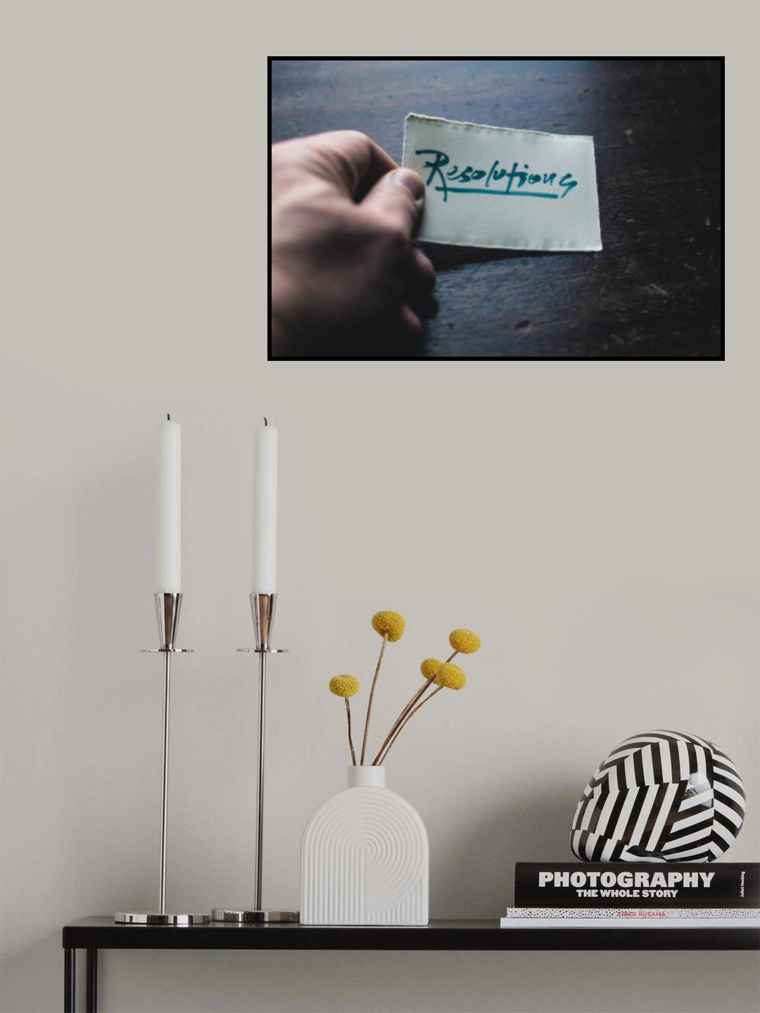Resolutions Poster och Canvastavla