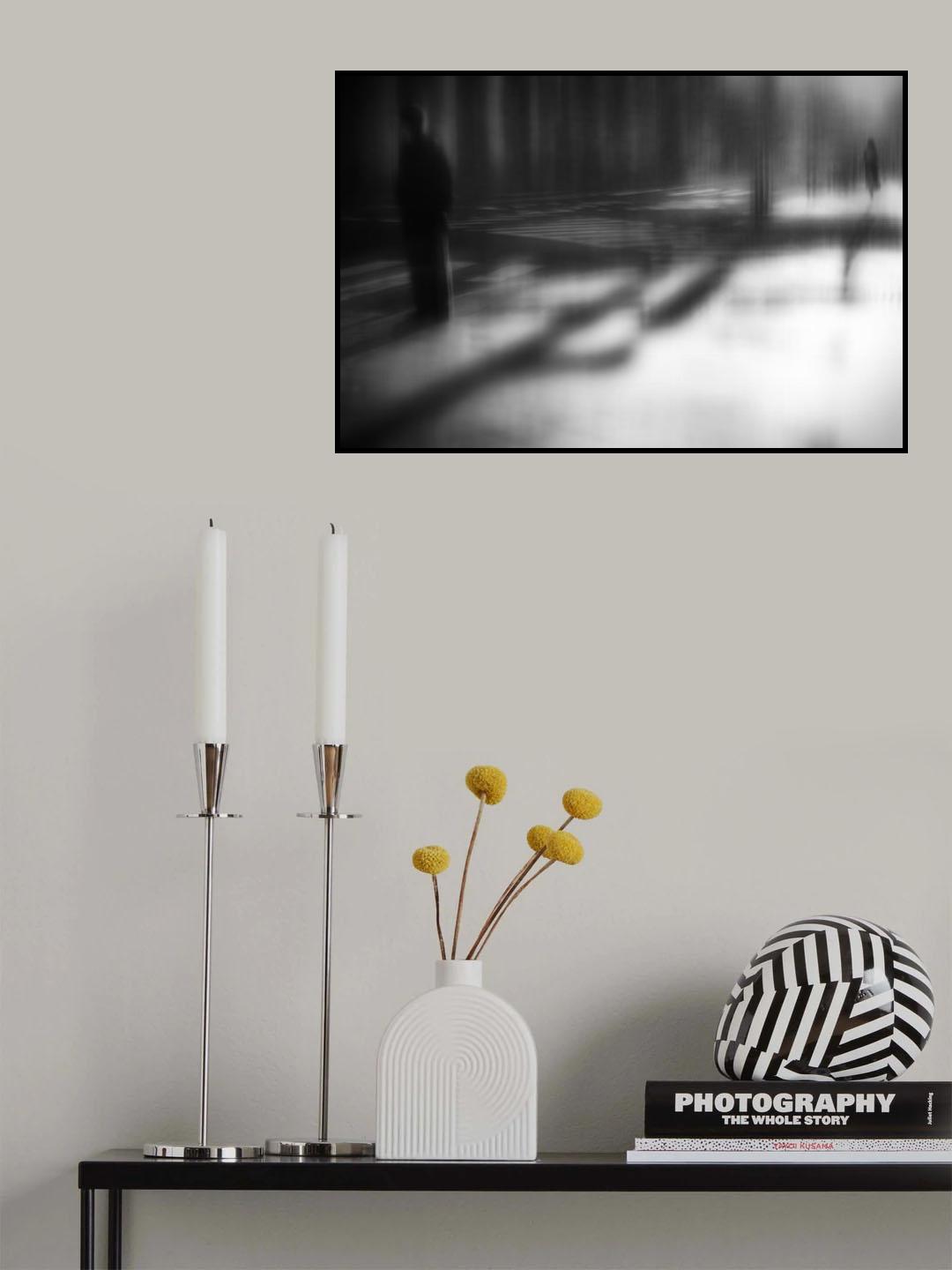 street...morning... Poster och Canvastavla