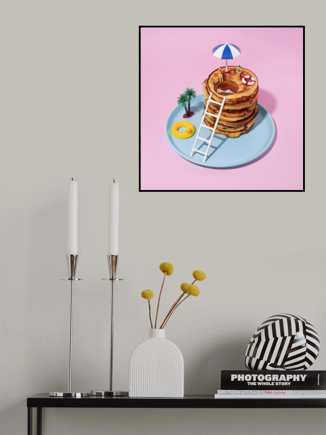 Pancakes Pool Q Poster och Canvastavla