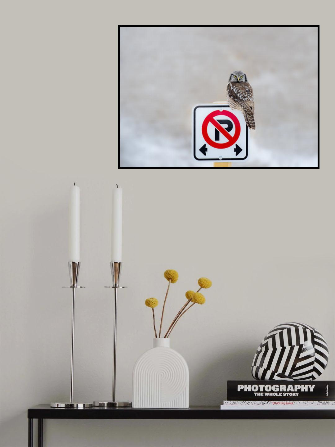 No Parking Poster och Canvastavla