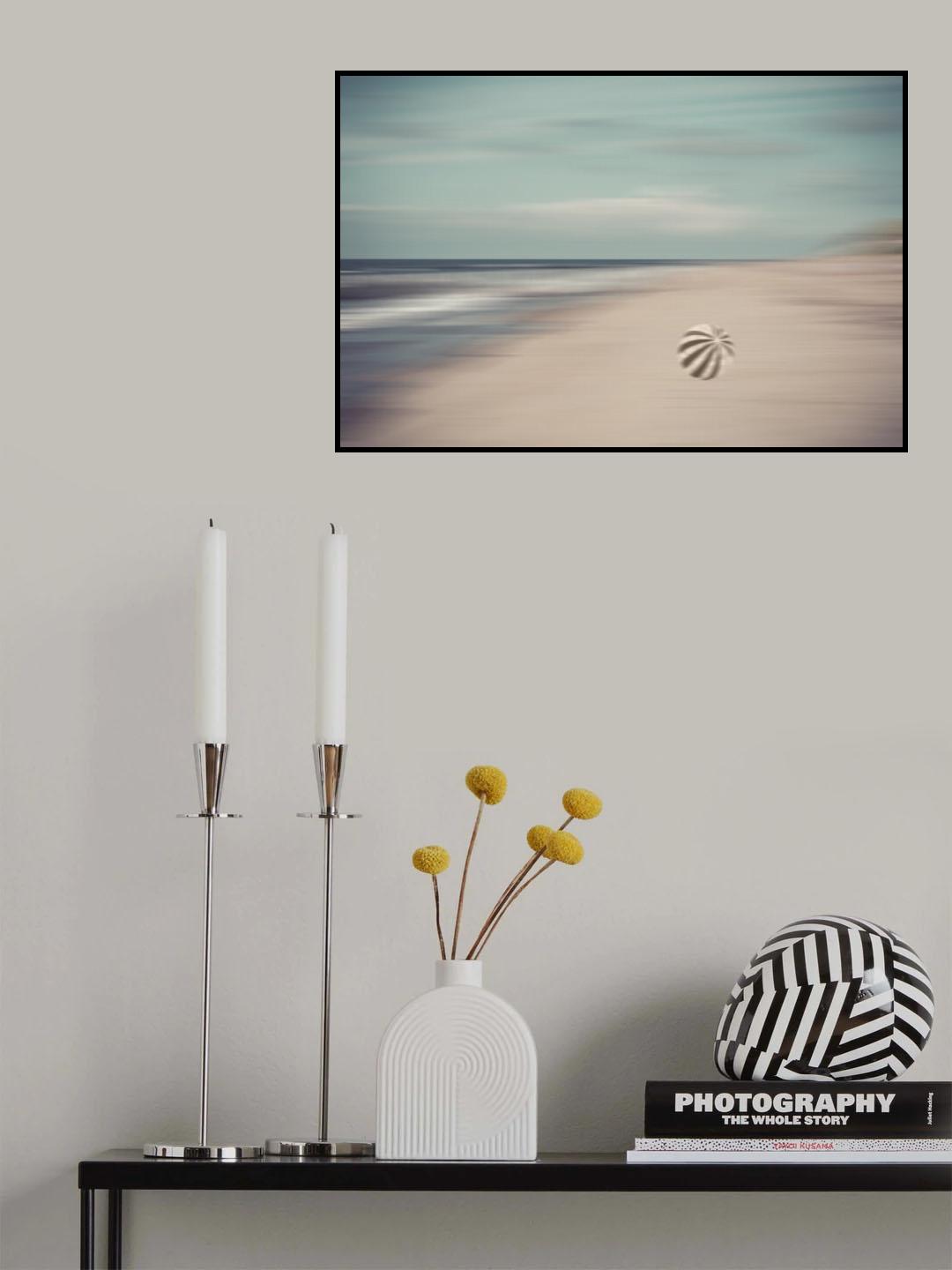 Empty beach Poster och Canvastavla