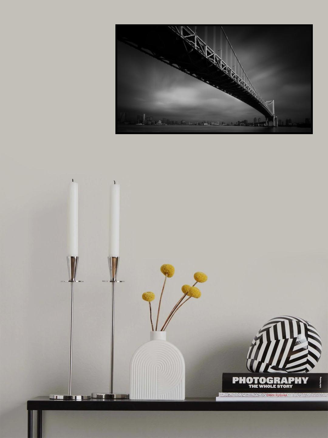 Rainbow Bridge Tokyo Poster och Canvastavla