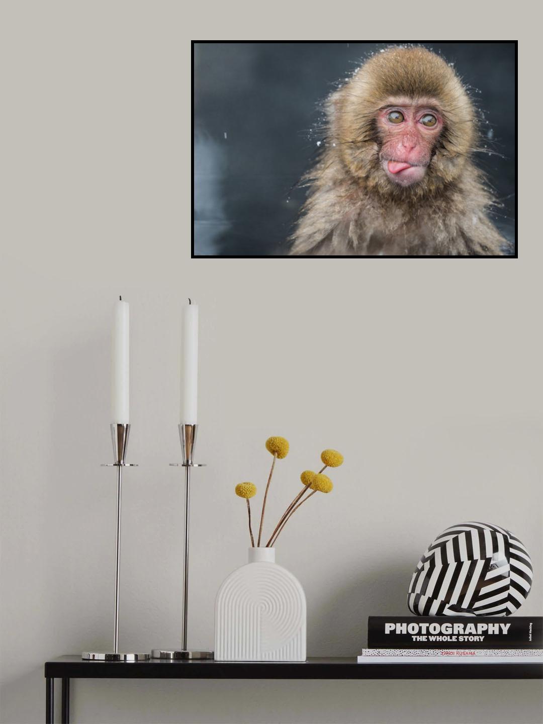 (ゝω・)テヘペロ Poster och Canvastavla
