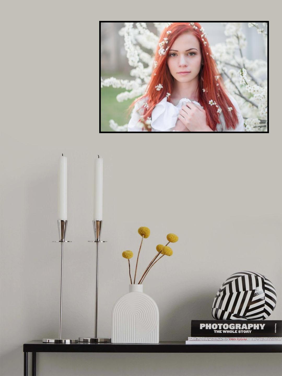 spring girl Poster och Canvastavla