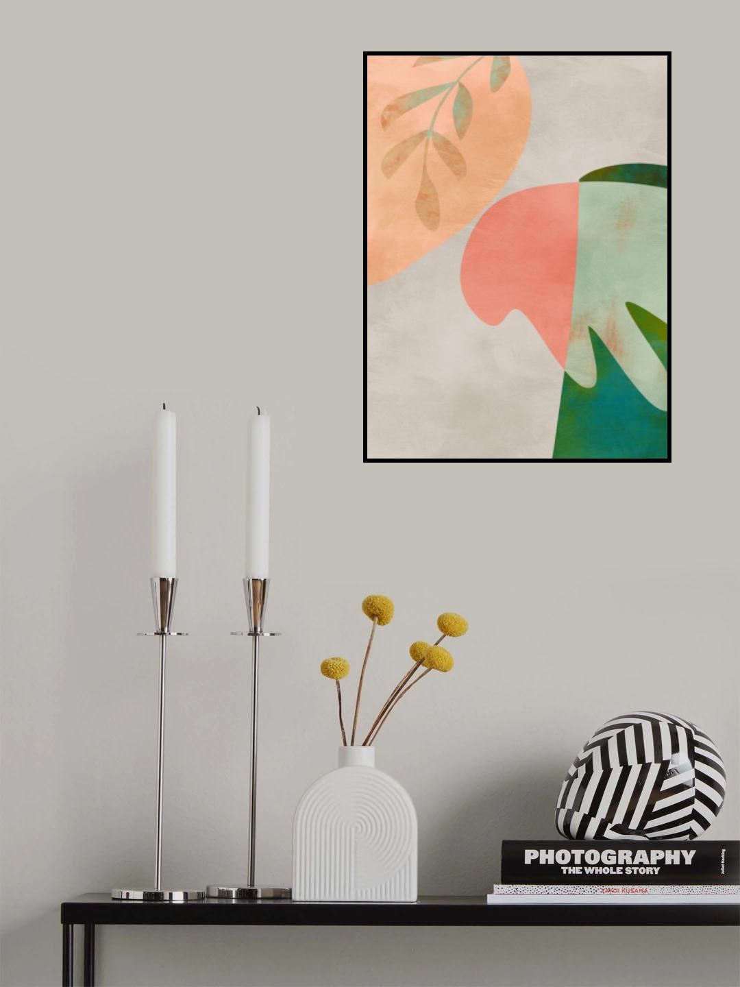 Cut out leaves Poster och Canvastavla